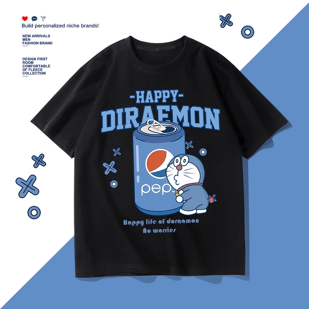 D335(พร้อมส่ง）เสื้อยืดแขนสั้ง สำหรับชายและหญิง.ลายแฟชั่งนานาชาติ ใส่เทียวออกกำลังกายได้