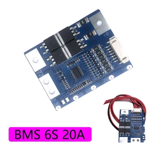 บอร์ด BMS LiFePO4 4S/6S/8S 10A/20A/30A ป้องกันแบตเตอรี่ลิเธียมฟอสเฟต 3.2V 32650 สำหรับ 12.8V 19.2V 25.6Vสเฟต