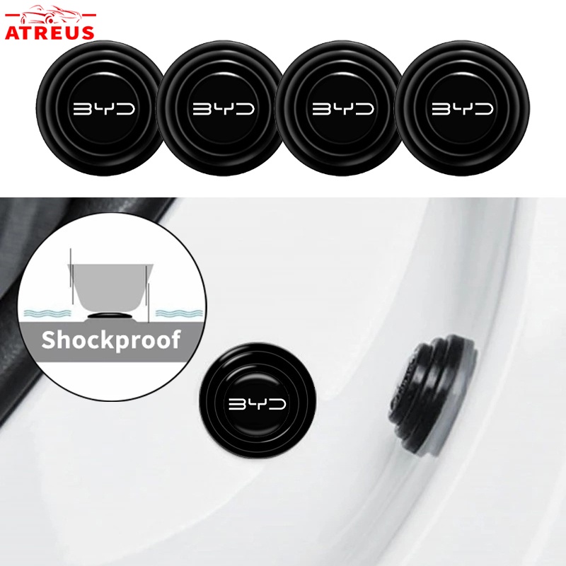 Byd Atto 3 Dolphin Seal U ปะเก็นกันเสียง กันกระแทก ลายโลโก้โลมา อุปกรณ์เสริม สําหรับประตูรถยนต์ Atto