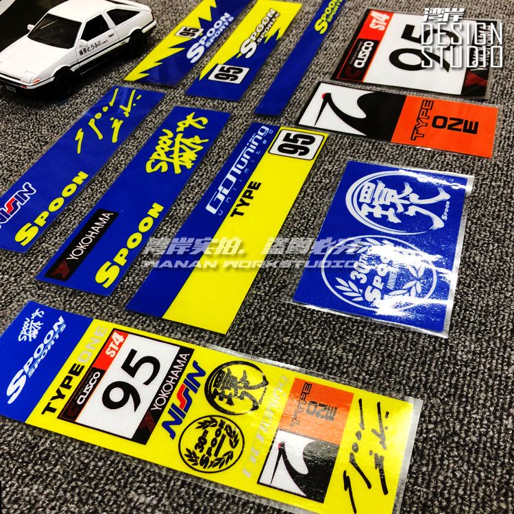 Spoon EK9 GK5 สติ๊กเกอร์ดัดแปลง JDM Style สติ๊กเกอร์ติดรถดัดแปลง