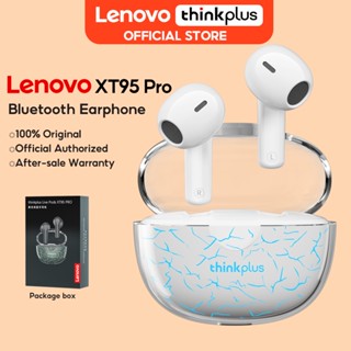 Lenovo XT95 Pro หูฟังบลูทูธไร้สาย พร้อมไมโครโฟน เสียงสเตอริโอ ไฟ LED