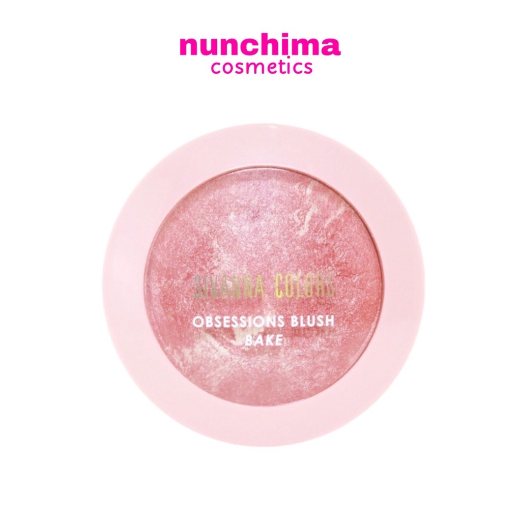 HF8104 SIVANNA COLORS OBSESSIONS BLUSH ซีเวนน่า คัลเลอร์ส อับเซสชั่นส์ บลัช บลัชออน ปัดแก้ม เนื้อคุกกี้