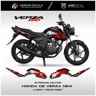 สติกเกอร์ติดตกแต่งรถจักรยานยนต์ ออกแบบเอง สําหรับ HONDA CB VERZA 150 VERZA