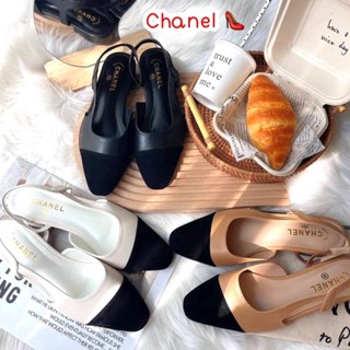 **พร้อมส่ง** รองเท้าคัชชูรัดส้น CHANEL งานชนช้อป เกรดพรีเมี่ยม รองเท้าแฟชั่น งานสวย