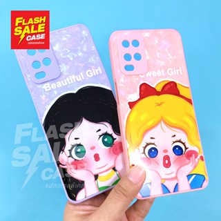 Oppo A54 4G A57 2022 A77 5G Reno 6Z 5G Reno 7Z 5G Reno8,8Z 5Gเคสมือถือกระจกลายหินอ่อน,เกร็ดน้ำแข็งพิมพ์ลาย กันเลนส์กล้อง