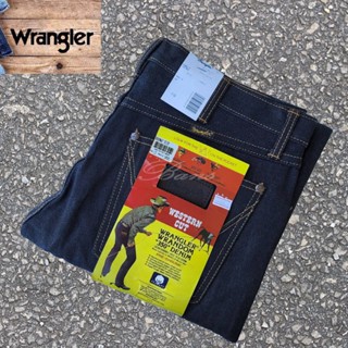 Wrangler ยีนส์ทรงกระบอกใหญ่ (ผ้าด้าน) สี Midnight สินค้าล้างสต๊อก1