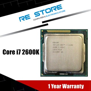 【พร้อมส่ง】โปรเซสเซอร์ Cpuintel core i7 2600K 3.4GHz sr00c quad-core LGA 1155