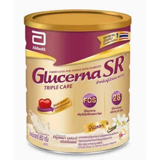 (400g./850g.) Glucerna SR อาหารเสริมสำหรับผู้ป่วยเบาหวาน เเละ ผู้ต้องการควบคุมระดับน้ำตาล มีช้อยส์ให้เลือก