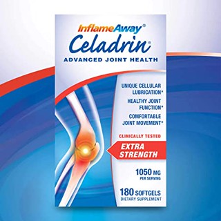 สูตรเข้มข้น Celadrin Advanced Joint Health 1050 mg 180 Softgels วิตามินบำรุงข้อ บรรเทาอาการปวดข้อ ข้อเสื่อม จากอเมริกา