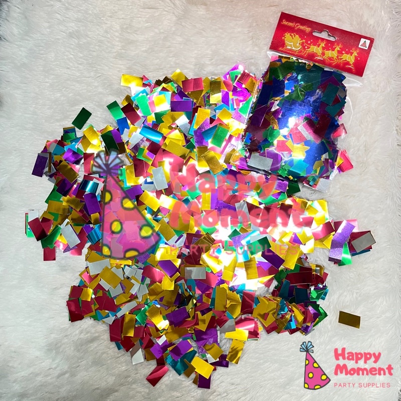 พร้อมส่ง CONFETTI กระดาษโปรย หลากสี สำหรับใช้โปรยทางเข้างานแต่ง