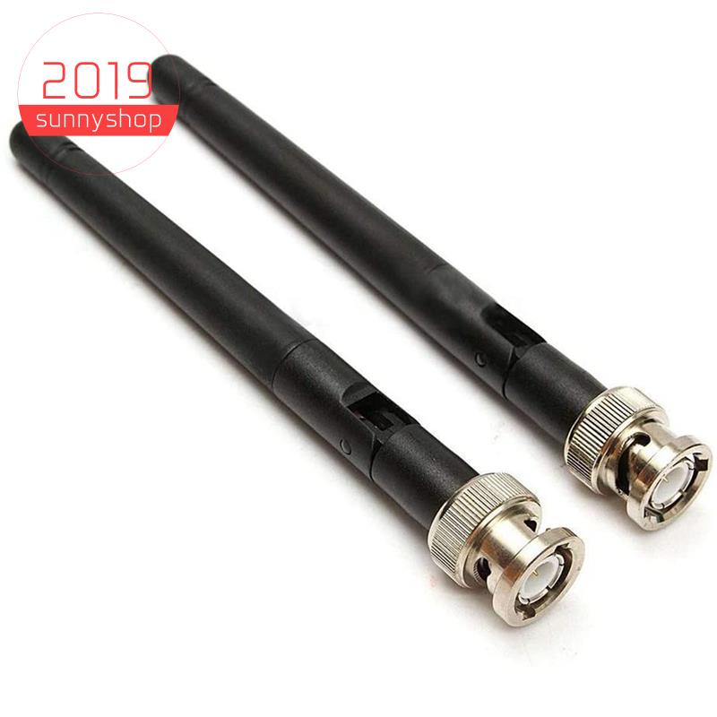 เสาอากาศ 2 UHF พร้อมตัวเชื่อมต่อ BNC สําหรับไมโครโฟนไร้สาย Sennheiser EW100 EW300 EW500 G3 Evolution