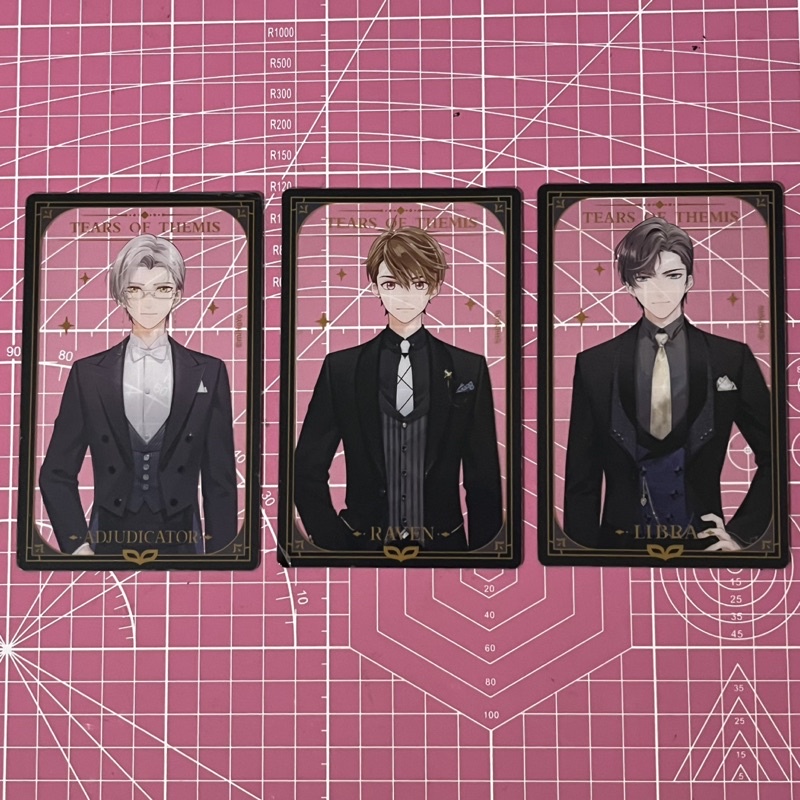 Tears of Themis การ์ดใส Artem Luke Vyn zuo ran xia yan mo yi wing pearce richter zuran xiayan moyi m