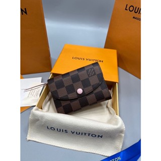 กระเป๋าสตางค์  Louis งานออริหนังแท้ size 10.5 cm boxset