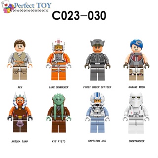 PS Minifigures Building Block Toys Star Wars Rey Snowtrooper Building Block Toys For Children Gifts