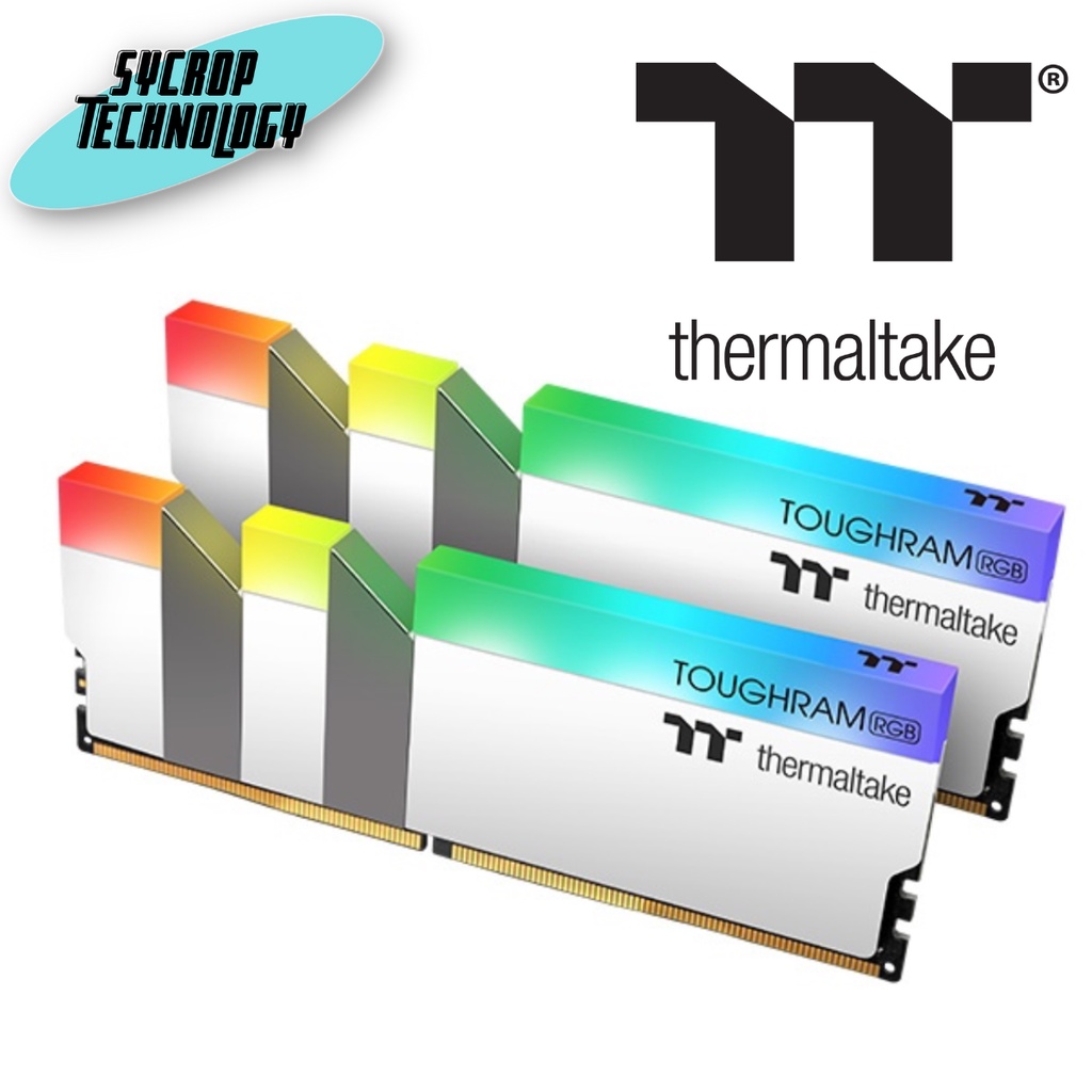 แรม TOUGHRAM RGB Memory DDR4 3600MHz 64GB (32GB x 2)-White ประกันศูนย์ เช็คสินค้าก่อนสั่งซื้อ
