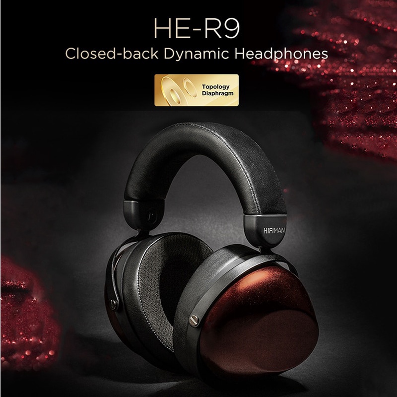 Orignal HIFIMAN HE-R9 Headphones Dynamic Closed-Back Over-Ear with ...