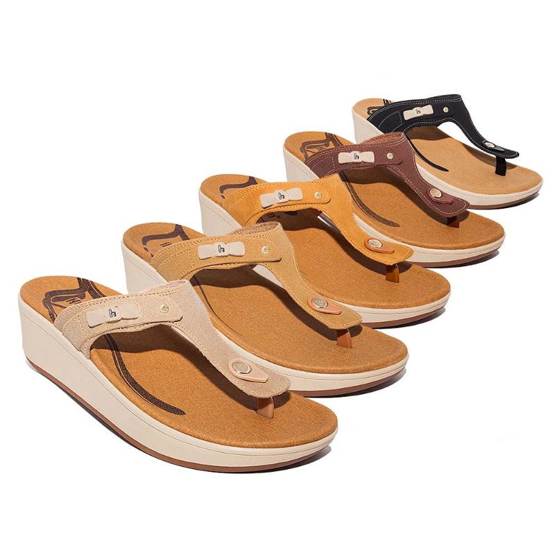 รีสต็อก !! Livia N62 รองเท้าแตะ ส้นเตารีด สําหรับผู้หญิง