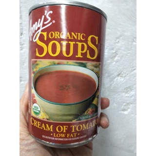 Amys Soups Cream Of Tomato ซุปมะเขือเทศ เอมีส์ 411g.