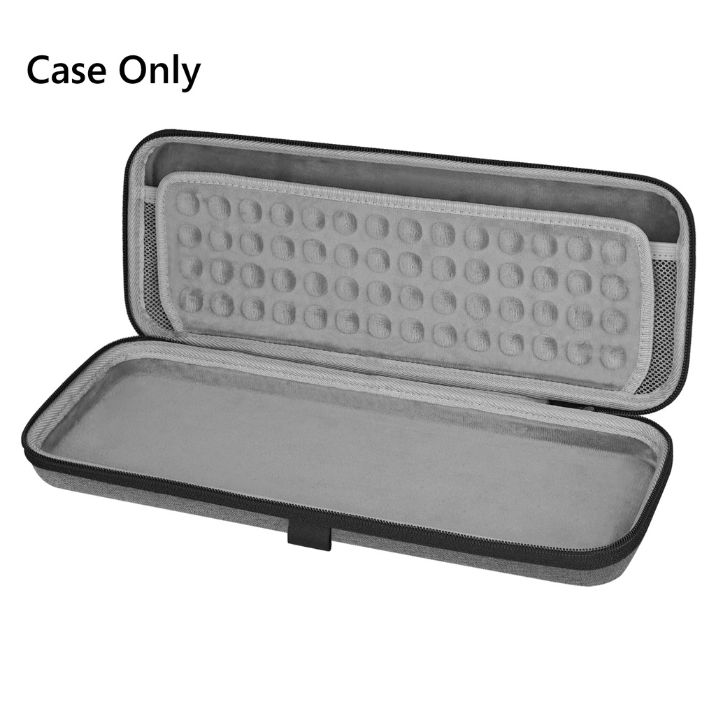 Geekria Compact Keyboard Case สําหรับคีย์บอร์ด 68 คีย์ เข้ากันได้กับ RK Royal KLUDGE RK68, Keychron 
