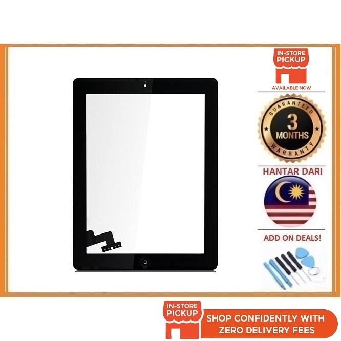 BSS สําหรับ PAD 2 Lcd Touch Screen Digitizer อะไหล่เต็ม A1396 A1395
