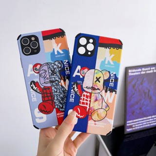 เคสโทรศัพท์มือถือหนังแกะ tpu แบบนิ่ม ลายหมี สําหรับ Redmi A1 note 11 10 9s 9 9T 8 pro 9A 9C 11s 10s plus 4G 5G