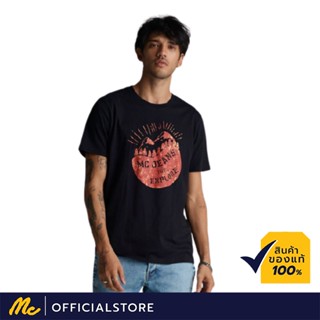 Mc Jeans เสื้อยืดผู้ชาย MTSZ478 แขนสั้น สีดำ MC ADVENTUREเสื้อยืดอินเทรนด์_30