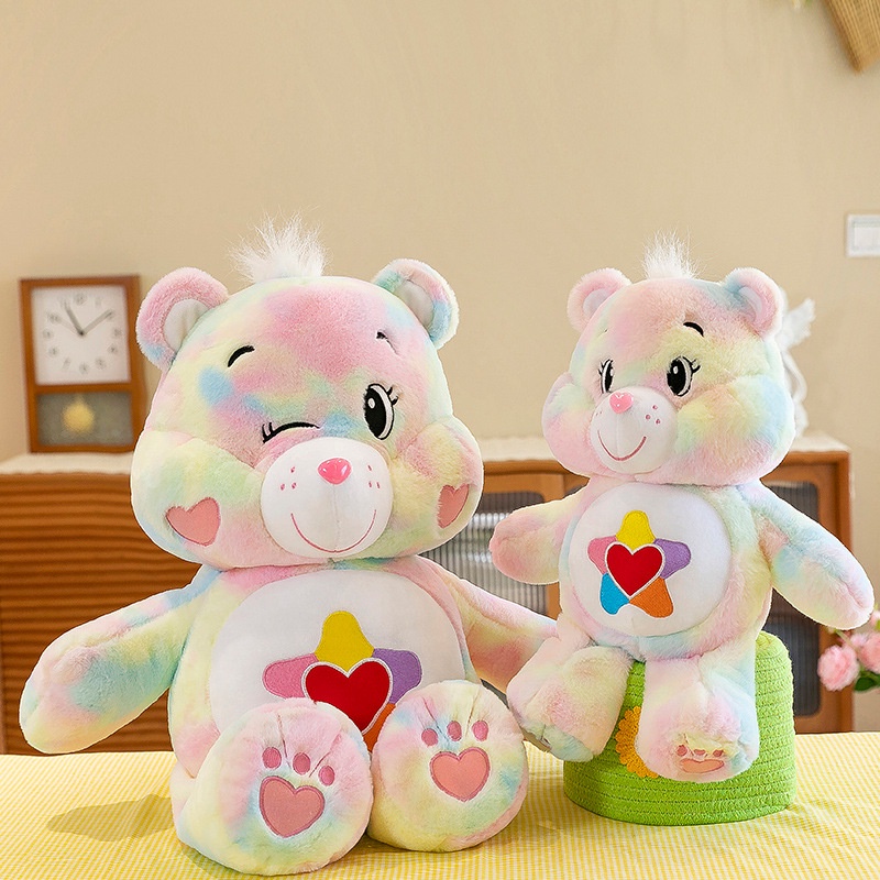 care bears แท้ 50/75cm ซม ตุ๊กตา ตุ๊กตาแคร์แบร์ ตุ๊กตาหมี ตาน่ารัก ของขวัญสำหรับเด็ก