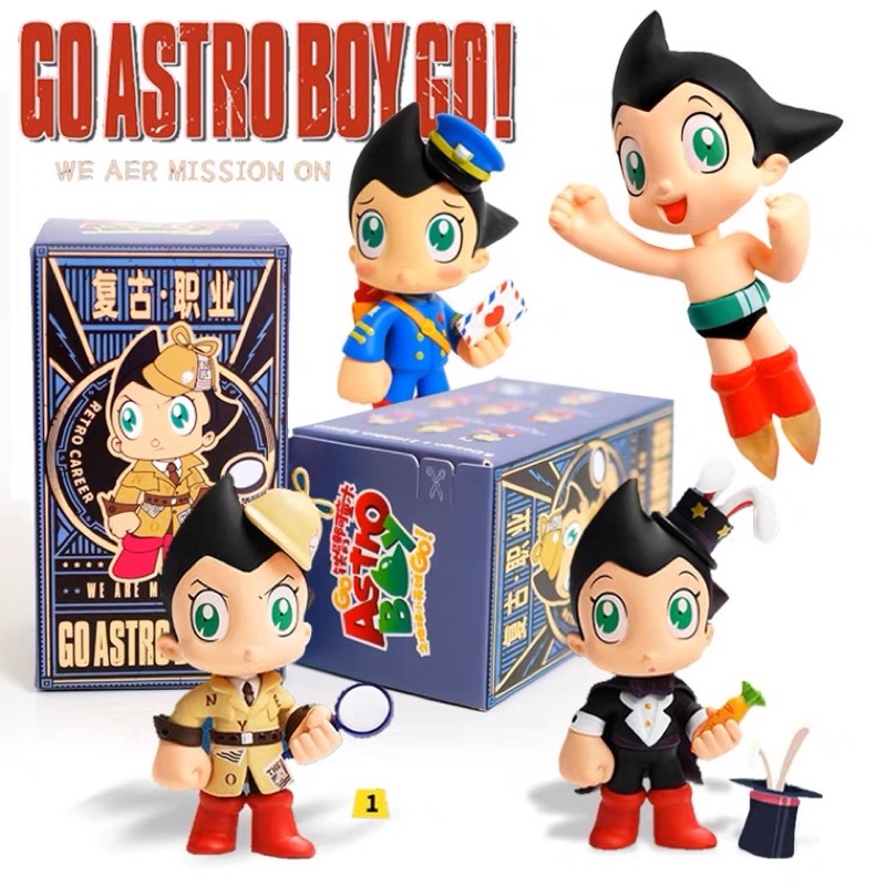 💕พร้อมส่ง💕 โมเดล ฟิกเกอร์ การ์ตูนสะสม Go Astro Boy Go! Retro Career อะตอม แอสโตรบอย ใหม่ ของแท้ ลิขสิทธิ์แท้ 💯 | WB Toys