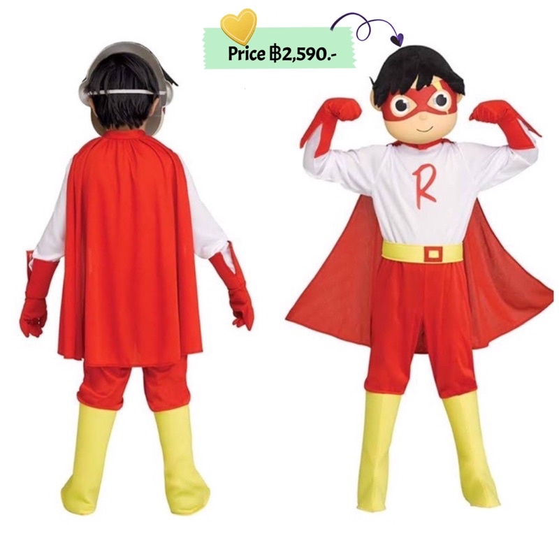 Ryan’s Toy : Ryan’s World Red Titan Costume 3-4 yrs
