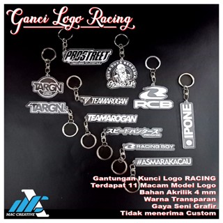 พวงกุญแจอะคริลิค โลโก้แข่งรถ RCB TARGN ผู้ปกครอง TEAMAROGAN SPEEDHUNTERS, A Day, No Minimum ORDER