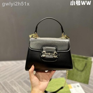 ✾❖ﺴGu*cci Horsebit 1955 Temperament Handbag Female Fashion Shoulder Crossbody Bag Chain Bag