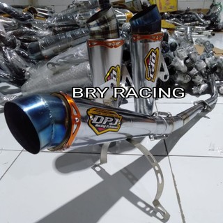 knalot dPj racing moncong biru supra karisma jupiter revo vega smas dll