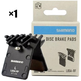 ผ้าเบรค Shimano รุ่น 𝐋𝟎𝟓𝐀-𝐑𝐅 Resin Ice Tech Brake Pads ผ้าเบรคดิสน้ำมัน มีครีบ ใช้กับ Shimano Dura-Ace, Ultegra, 105