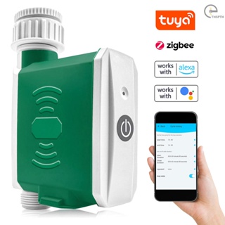 [T&amp;H] Tuya ZigBee อุปกรณ์รดน้ําต้นไม้อัตโนมัติ ควบคุมผ่านแอพ สําหรับ Amazon Alexa Google Assistant