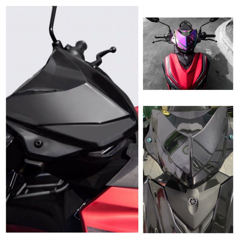 กระจกบังลมสําหรับ EXCITER 155vva 2021 ยี่ห้อจักรวาลพลาสติกคุณภาพสูง