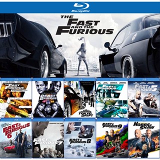 Bluray หนัง Fast &amp; Furious เร็ว..แรงทะลุนรก Collection