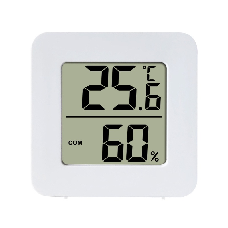 Pcf* เครื่องวัดอุณหภูมิความชื้น หน้าจอ LCD ดิจิทัล สําหรับห้องในร่ม