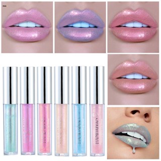 Handaiyan เมคอัพ Shiny Lip Gloss Long Lasting Shimmer Lip Tint Waterproof Moisturizer Batom Liquid Lipstick Nuuo