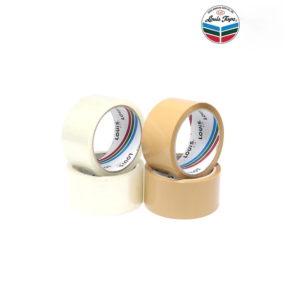 **ราคาต่อม้วน** LOUIS TAPE เทปโอพีพี 43 ไมครอน OPP Tape (P85) 2 นิ้ว x 45 หลา 43 micron กาวสังเคราะห์/b