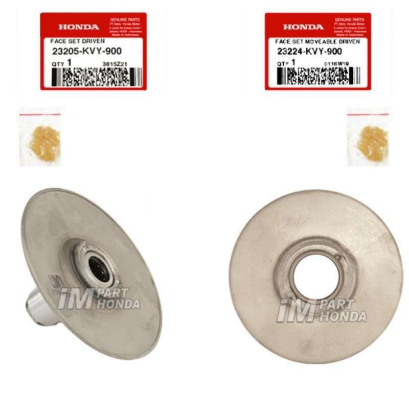 Honda 23205-KVY-900 23224-KVY-900 Face Set Movable Driven Pulley สําหรับผู้ชายและผู้หญิง Beat Scoopy