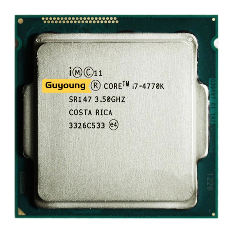 โปรเซสเซอร์ Core i7-4770K i7 4770K i7 4770 K 3.5 GHz โปรเซสเซอร์ Quad-Core แปดเธรด ใช้แล้ว 84W LGA 1