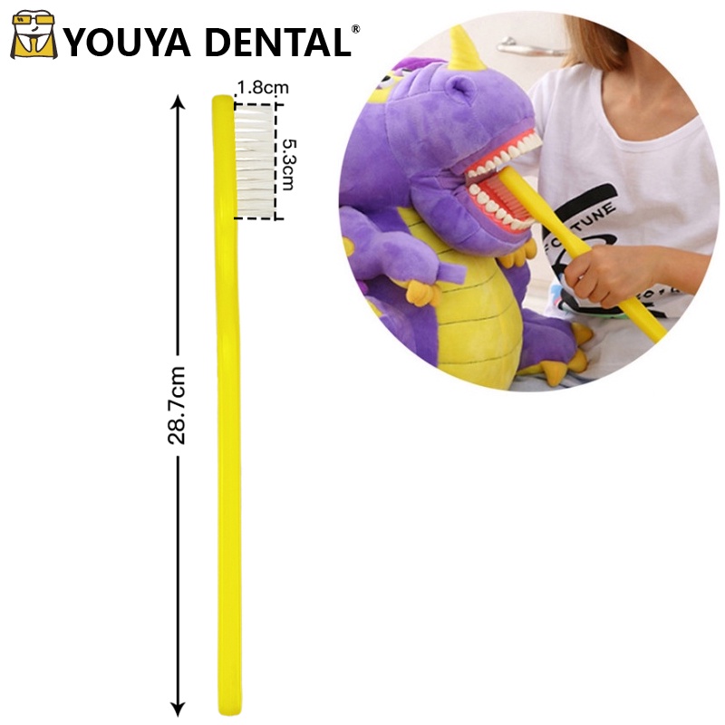 แปรงสีฟัน ขนาดใหญ่ 28.5X3 ซม. ของเล่นเสริมการเรียนรู้ สําหรับเด็ก ราคา ถูกที่สุด ดีลบีเคเค รูปภาพหลัก