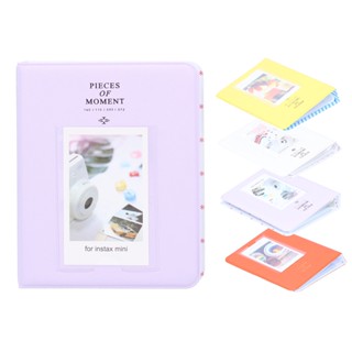 Pockets Photo Case อัลบั้มรูปภาพ 64 ช่อง 3 นิ้ว Pvc สําหรับ Fujifilm Instax Mini 9