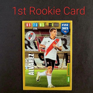 True Rookie Card Julian Alvarez 2019/2020 Panini Fifa365 การ์ด RC ฮูเลียน อัลวาเรซ