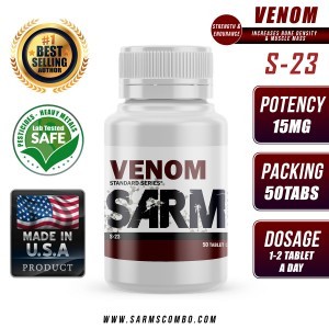 Sarms Combo Venom S-23 15mg 50 tabs (Muscle Hardening and recovery)