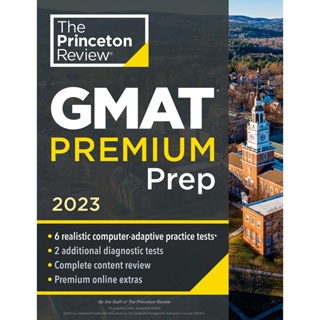 หนังสือภาษาอังกฤษ Princeton Review GMAT Premium Prep, 2023: Graduate School Test Preparation) + Online Features