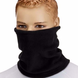 [B_398] Neck Scarf Adjustable Solid Fleece Keep Warming Ski Tube Warmer for Sports