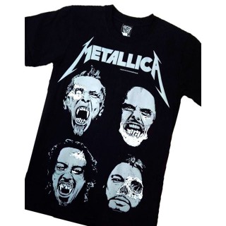 [COD] เสื้อยืดแขนสั้นลําลอง ผ้าฝ้าย 100% พิมพ์ลาย Metallica Undead Limited Edition พลัสไซซ์ ของขวัญวันเก