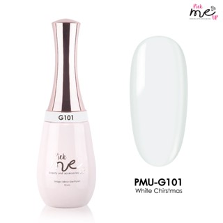 สีเจลทาเล็บ Pick Me Up G101 White Chirstmas 15ml.