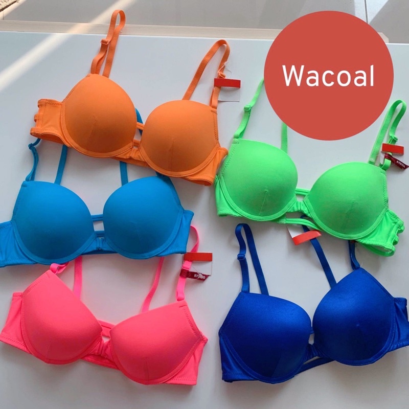 Wacoal เสื้อชั้นใน Summer Collection บราตะขอหน้า ฟองน้ำเสริมในตัว